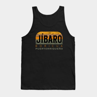 Jibaro Boricua Puertorriqueño Tank Top